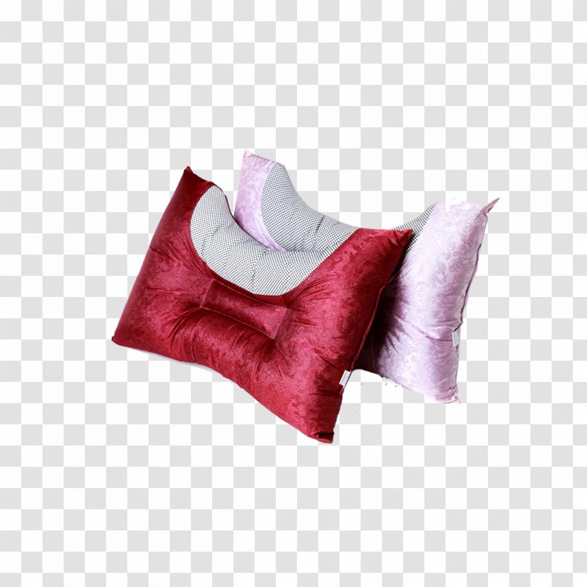 Pillow Neck Cervical Vertebrae Atlas - Festive Satin U-shaped Combination Transparent PNG