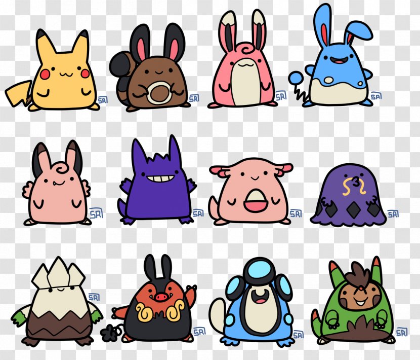 Pokémon Pikachu Clefairy Azumarill - Satoshi To Transparent PNG