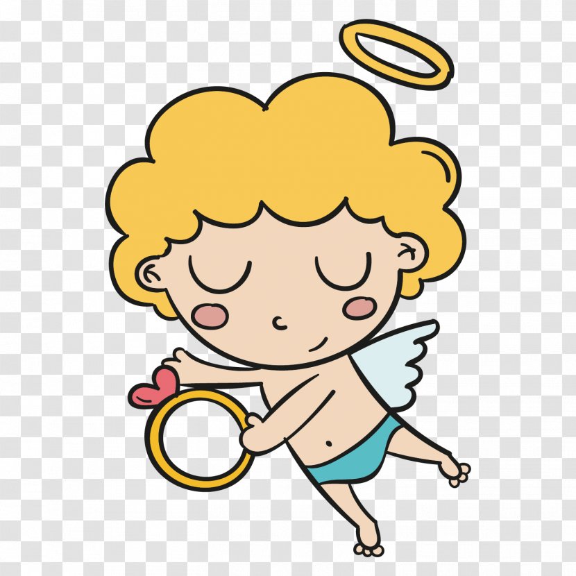 Vector Graphics Cartoon Download Image - Cute Angel Transparent PNG