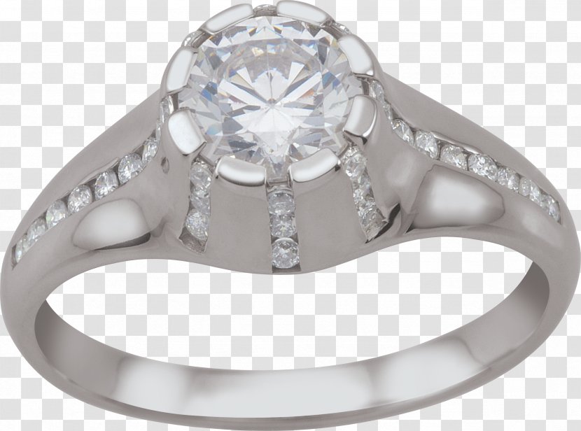 Wedding Ring Jewellery Engagement - Silver Transparent PNG