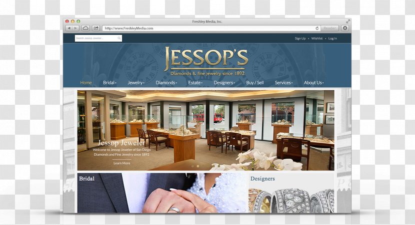 Brand Product Website - Jewelry Store Transparent PNG