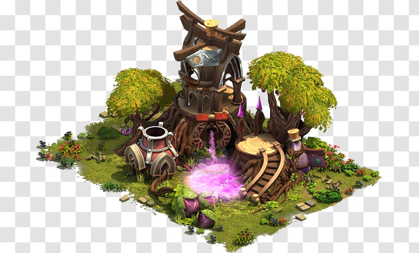 Tree Elvenar Psd Forge Of Empires - Fictional Character Transparent PNG