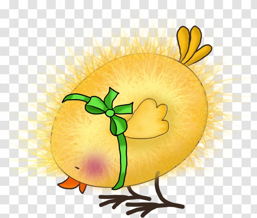 Chicken Paper Clip Art - Flower - Happy Easter Transparent PNG