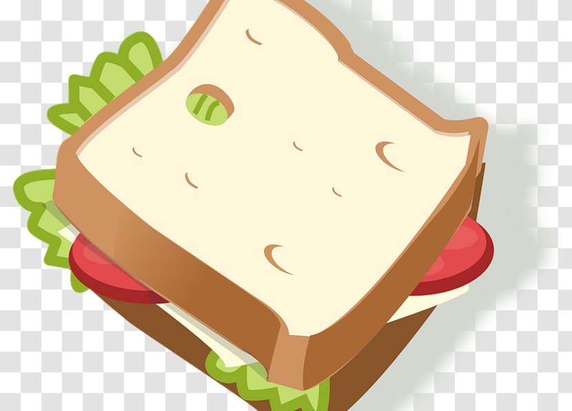Clip Art Peanut Butter And Jelly Sandwich Openclipart Tuna Fish - Baked Goods - Ham Transparent PNG