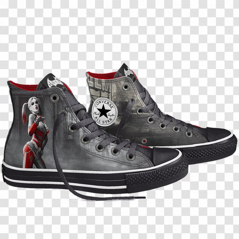 Sneakers Harley Quinn Joker Catwoman Chuck Taylor All-Stars - Adidas Transparent PNG