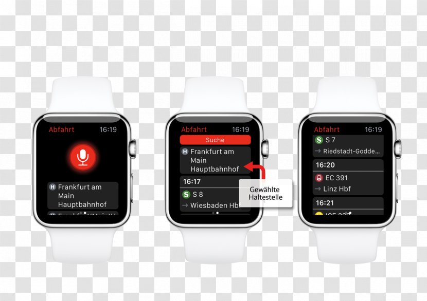 Mobile Phones Apple Watch Deutsche Bahn Smartwatch - Electronics Transparent PNG