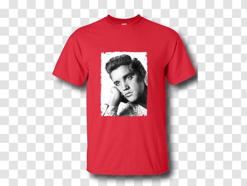 T-shirt Elvis Presley Clothing Sleeve - Neck - ELVIS Transparent PNG