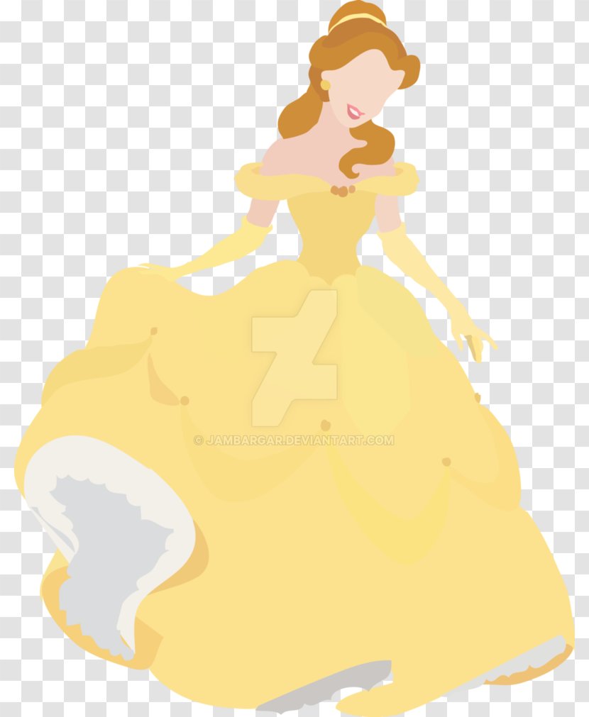 Belle Beast Rapunzel Ariel - Woman - Disney Princess Transparent PNG