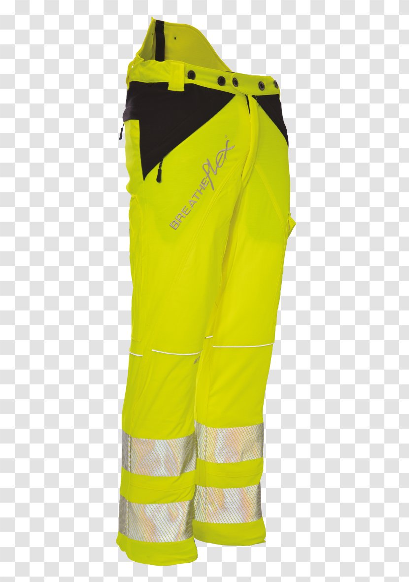 High-visibility Clothing ISO 20471 Pants Kettingzaagbroek - Chainsaw - Hi-tec Transparent PNG