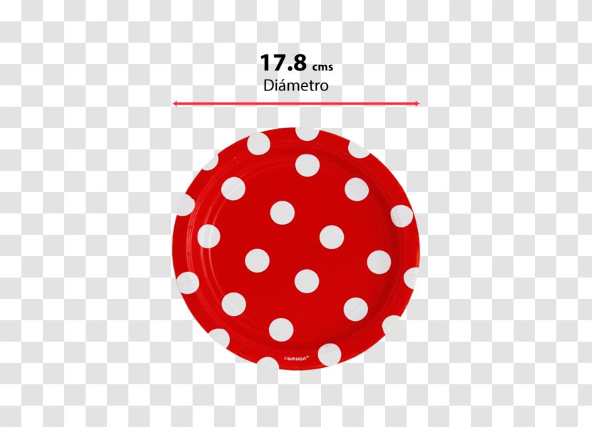 Circle Red Point Plate Polka Dot - Weapon - Plato Transparent PNG