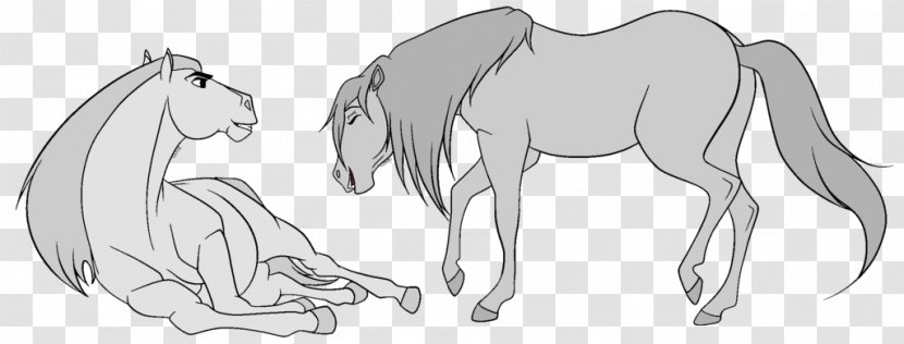 Foal Mustang Halter Colt Donkey - Cartoon - Spirit Horse Transparent PNG