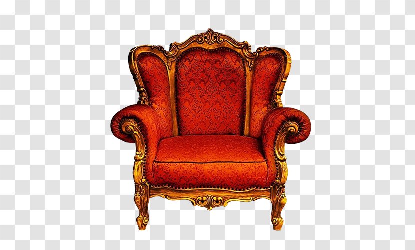 Chair Throne Couch - Continental Sofa Transparent PNG