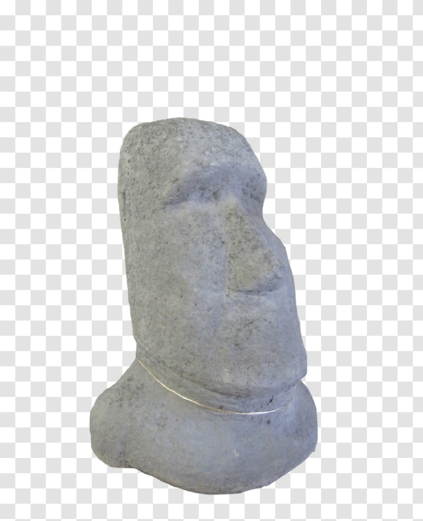 Bust Sculpture Statue Stone Carving Concrete - Rock - Garden Transparent PNG