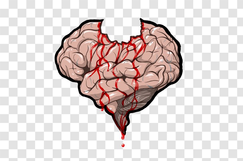 Brain Organism Neurology Muscle Clip Art - Silhouette - Coffee Love Transparent PNG