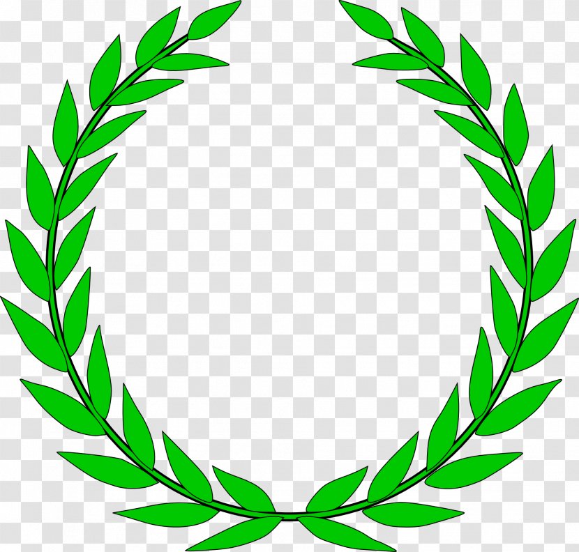 Laurel Wreath Bay Crown Clip Art - Grass - Endless Olive Branch Transparent PNG