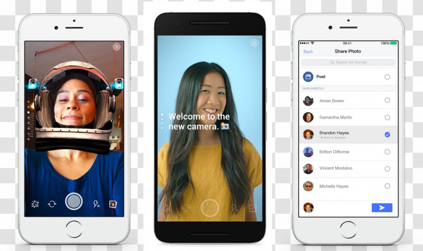 Facebook Messenger Camera Photographic Filter Snapchat - Communication Device - 360 Transparent PNG