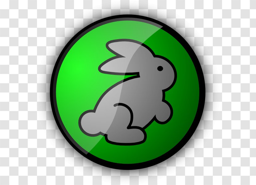 Green Rabbit Royalty-free Clip Art - Cartoon Transparent PNG