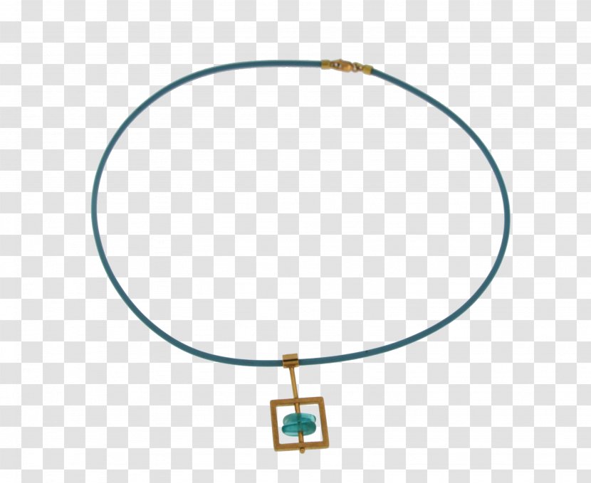 Turquoise Necklace Body Jewellery - Seawater/ Transparent PNG