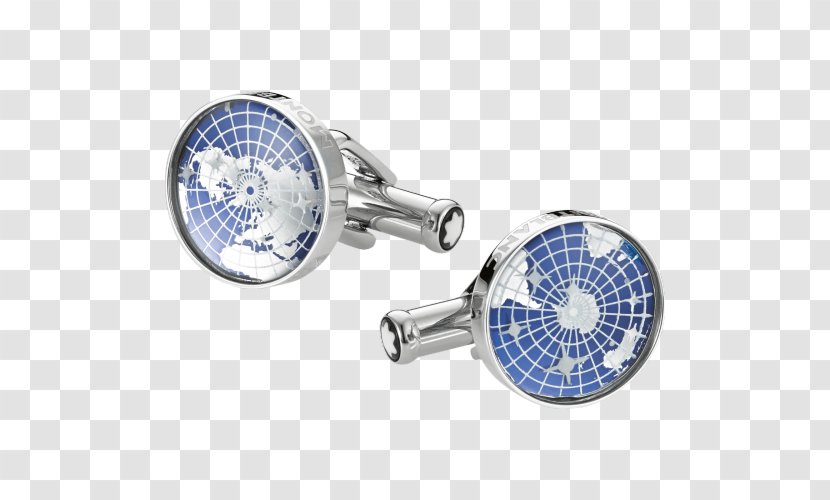 Cufflink Montblanc Jewellery Sapphire - Engraving Transparent PNG