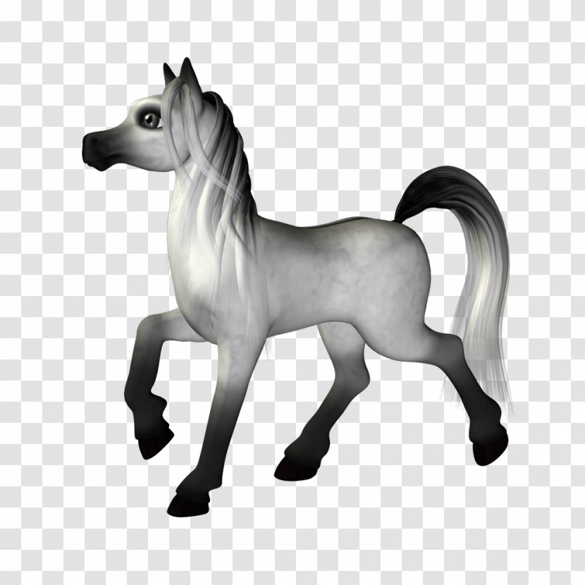 Mustang Lusitano Stallion Mane Colt - Horses - Creative Hand-painted Horse Cartoon Pictures Transparent PNG
