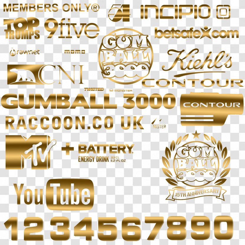 Logo Gumball 3000 Decal Text Sticker Transparent PNG