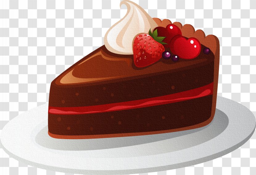 German Chocolate Cake Birthday Icing Cream - Food - Strawberry Transparent PNG