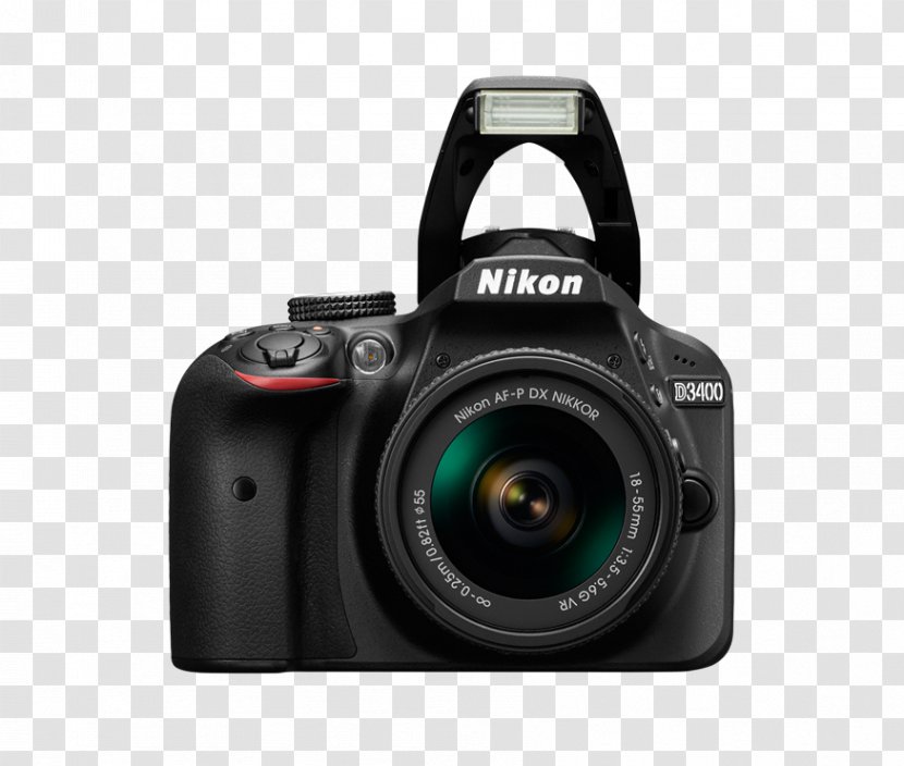 Nikon D3300 D3400 Digital SLR Camera - Reflex Transparent PNG