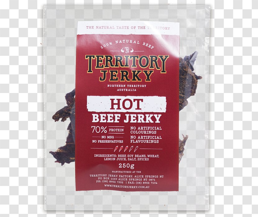 Territory Jerky Meat Beef Food Drying Transparent PNG