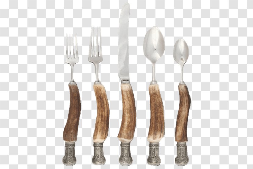 Cutlery Tableware Fork Elk - Antler Transparent PNG