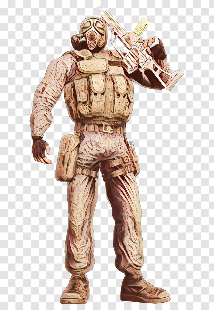 Figurine Character Mercenary Fiction Costume Transparent PNG