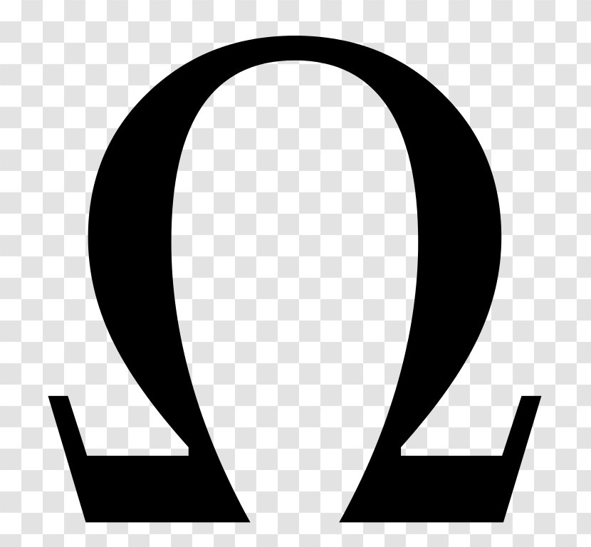 Alpha And Omega Symbol Clip Art - Ohm Transparent PNG