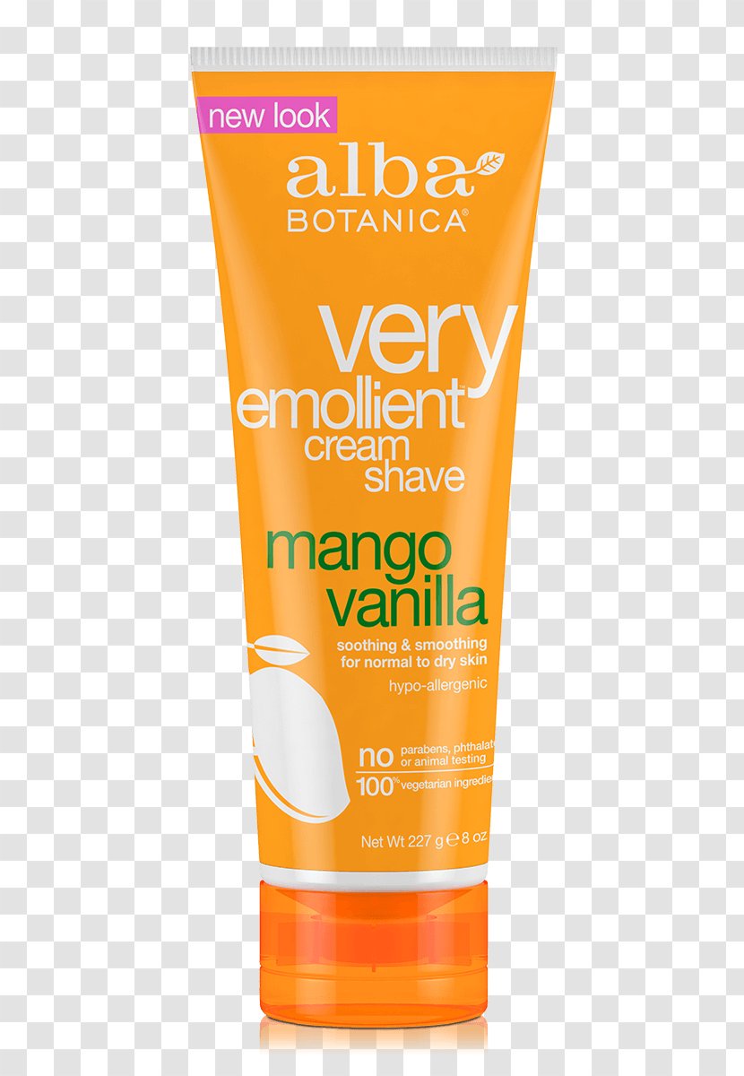 Sunscreen Lotion Moisturizer Shaving Cream Factor De Protección Solar - Cosmetics - Vanilla Transparent PNG