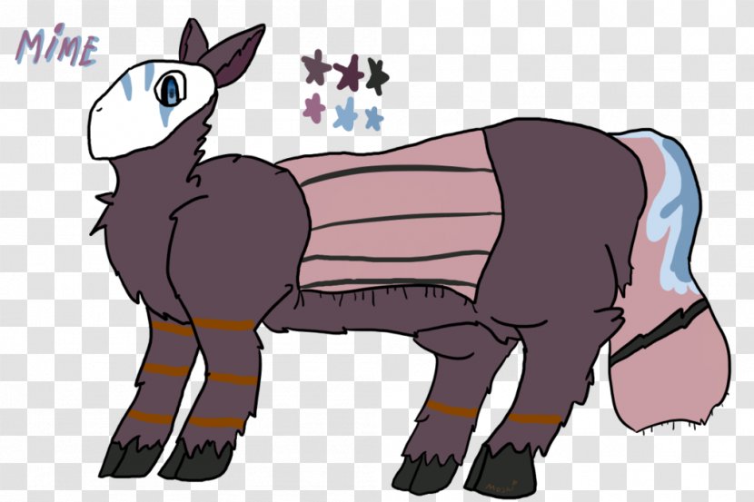 Horse Pack Animal Goat Donkey Cattle - Cartoon Transparent PNG