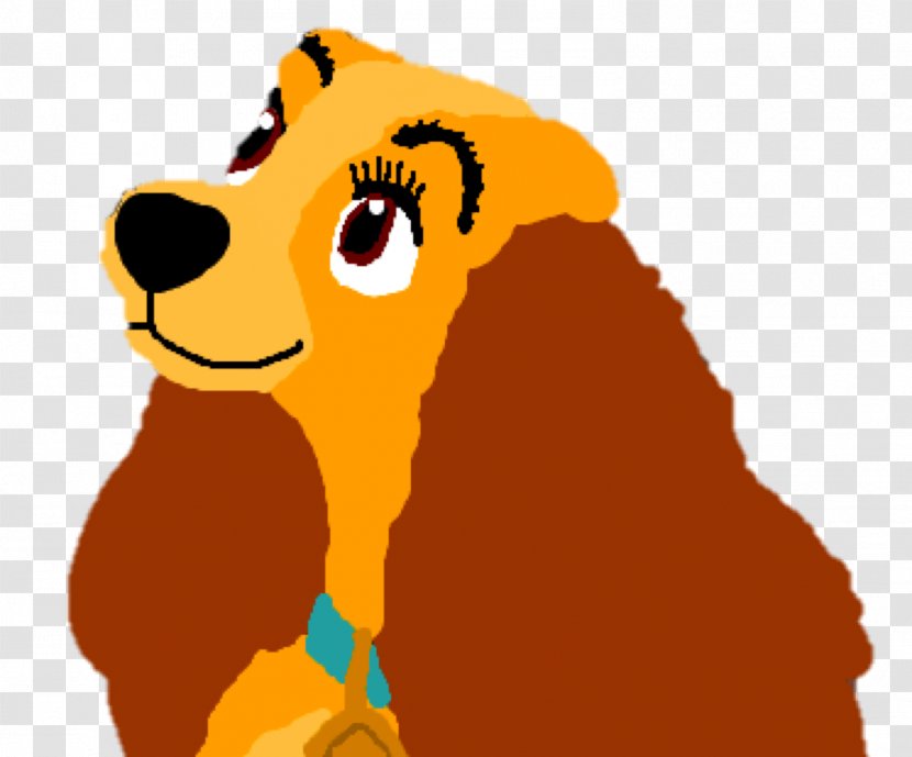 Puppy Dog Bear Clip Art - Fictional Character - Lady Tramp Transparent PNG