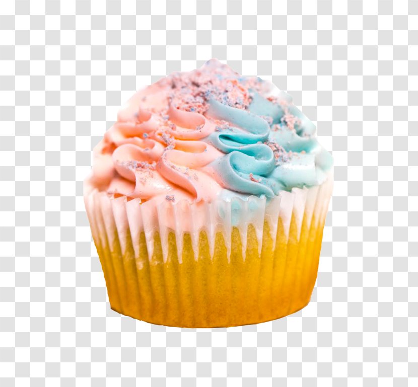 Cupcake Muffin Buttercream Sprinkles Baking - Cup Transparent PNG