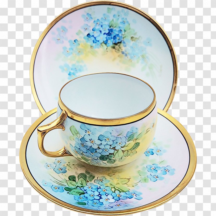 Cup Teacup Saucer Dishware Serveware - Porcelain - Dinnerware Set Transparent PNG