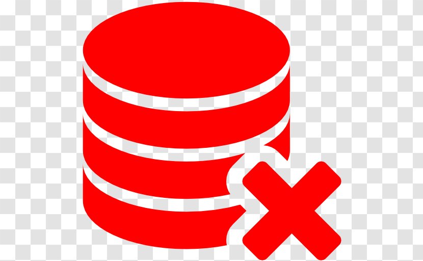 Delete Database - Connection - Cliparts Red Transparent PNG
