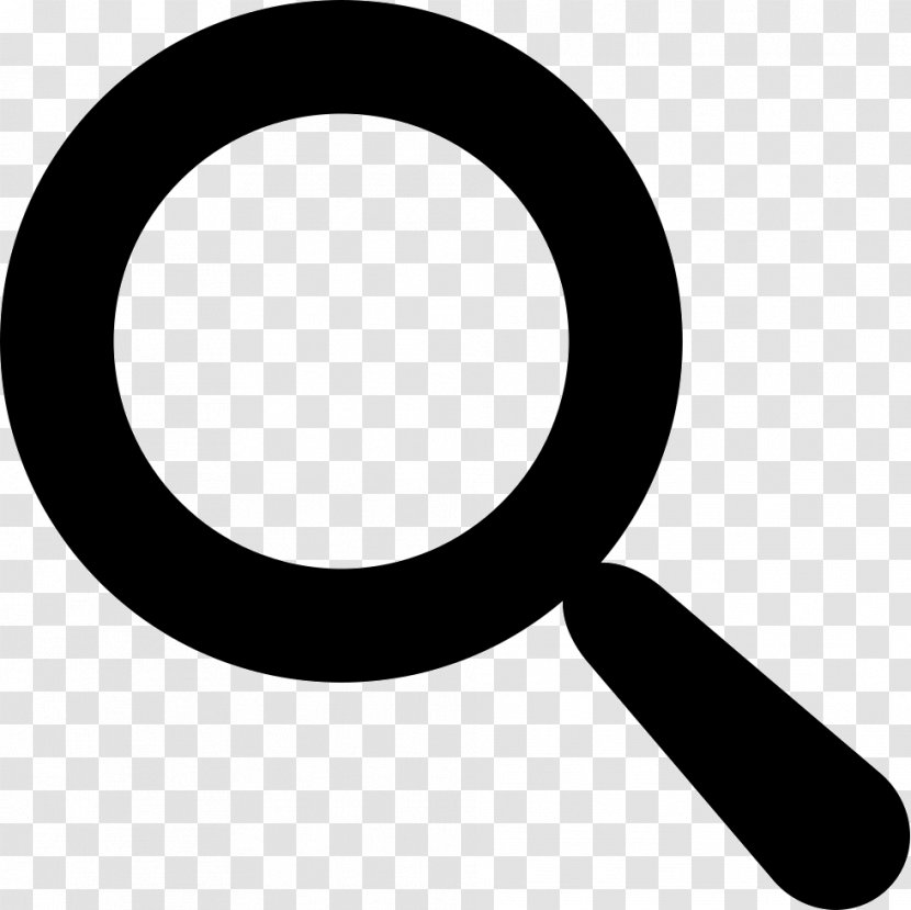 Loupe - Black And White - Symbol Transparent PNG