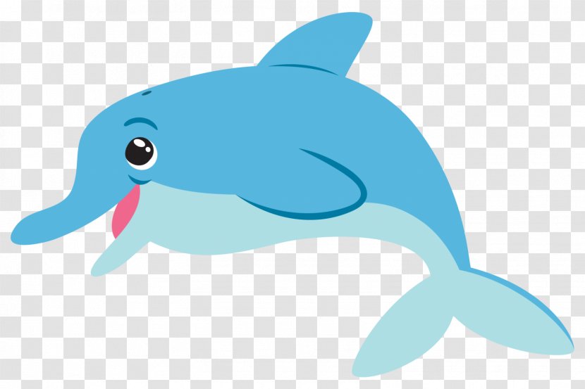Bottlenose Dolphin Clip Art - Swimming Cliparts Transparent PNG