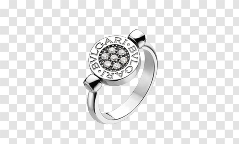 Bulgari Wedding Ring Jewellery Diamond - Body Jewelry - Flip Transparent PNG