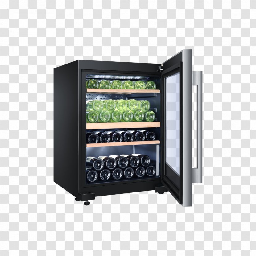 Wine Cooler Refrigerator Cellar Haier - Racks Transparent PNG