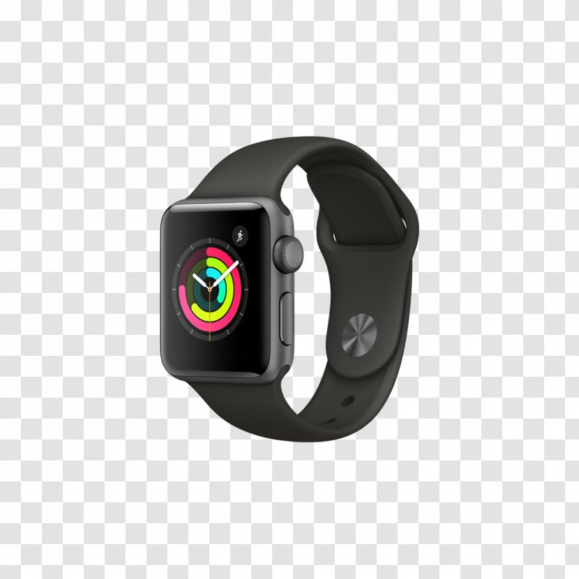 Apple Watch Series 3 2 1 - Grey - Space Aluminum Transparent PNG