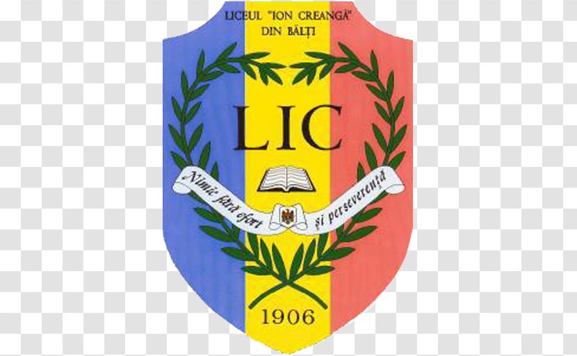 Lyceum Logo Text Emblem Coat Of Arms - Moldova Transparent PNG