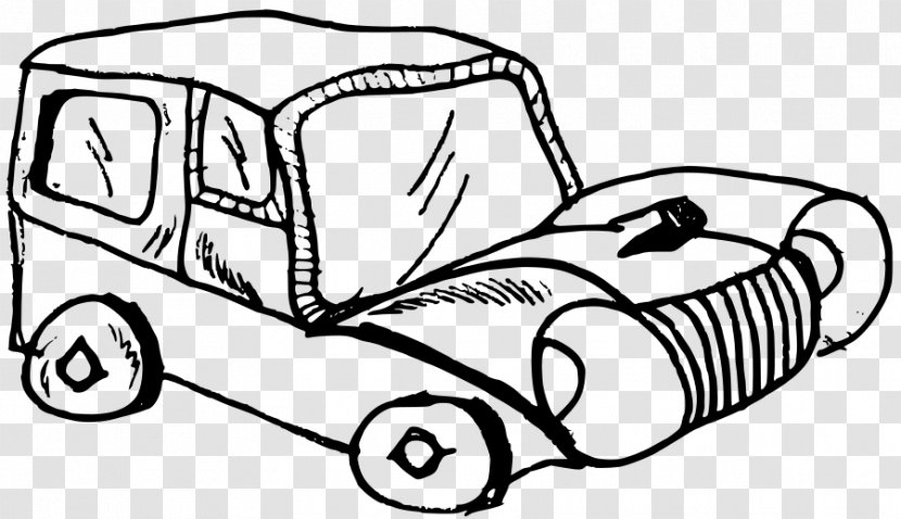 Cartoon Drawing Clip Art - Vehicle - Car Transparent PNG