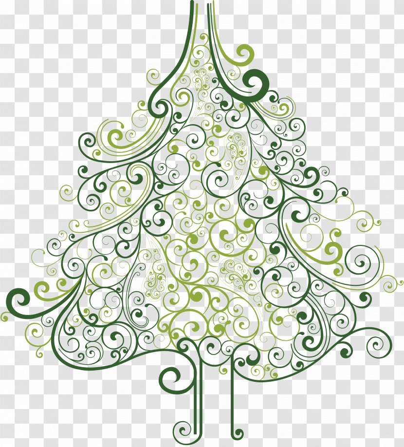Clip Art - Christmas Tree - Leaf Transparent PNG
