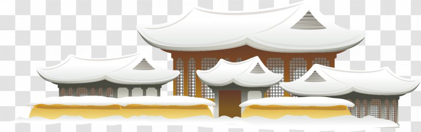 Daxue Euclidean Vector Winter Snow - Table - House Transparent PNG