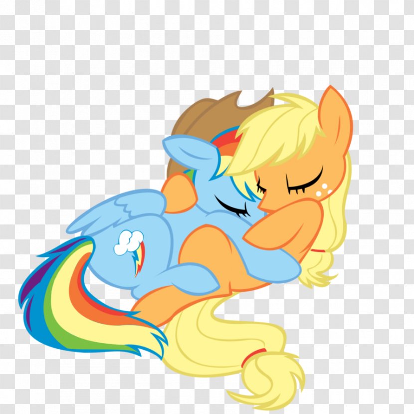 Rainbow Dash Pinkie Pie Pony Applejack Fluttershy - Heart - My Little Transparent PNG