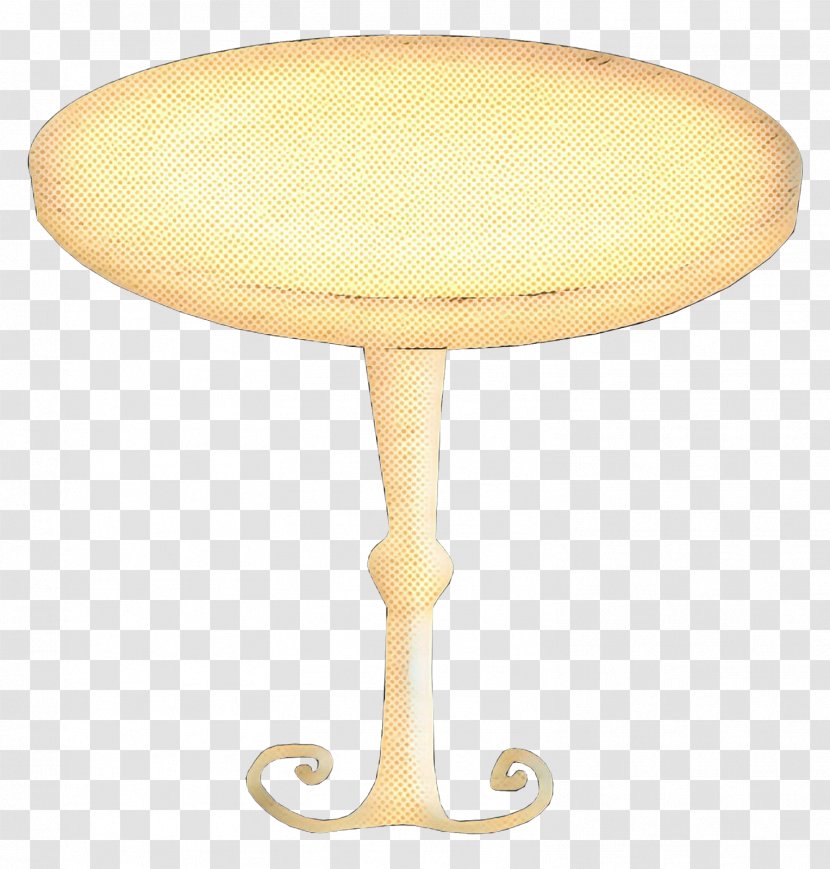 Table Cartoon - Beige Lamp Transparent PNG