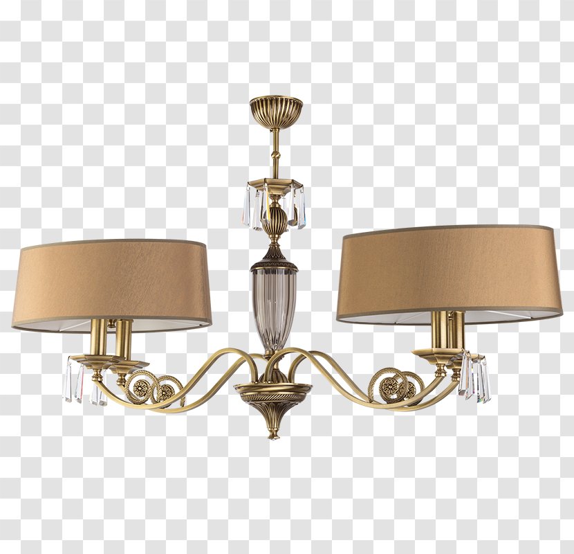 Brass Chandelier Light Fixture Lamp Shades Transparent PNG