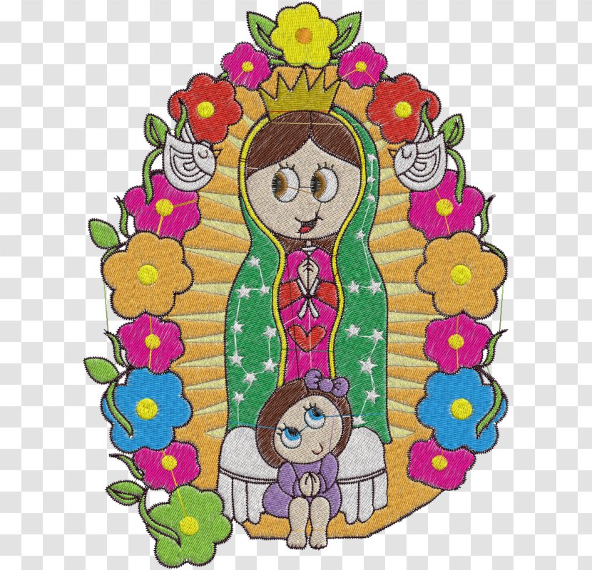 Our Lady Of Guadalupe Mediatrix All Graces Embroidery Aparecida Saint - Religion - May 20 Transparent PNG